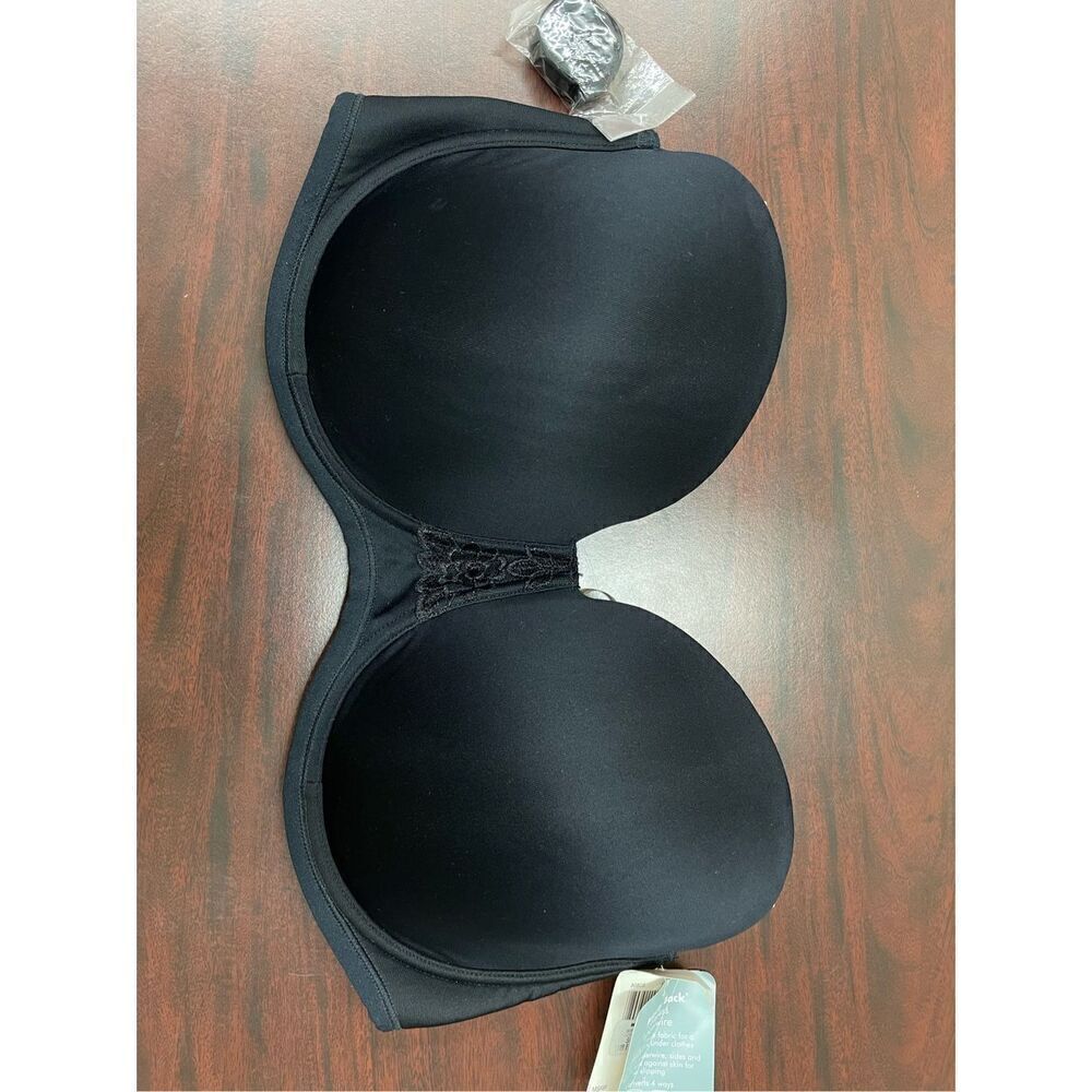 NWT Vanity Fair Full Figure Black Multi-way Bra Size 40DD